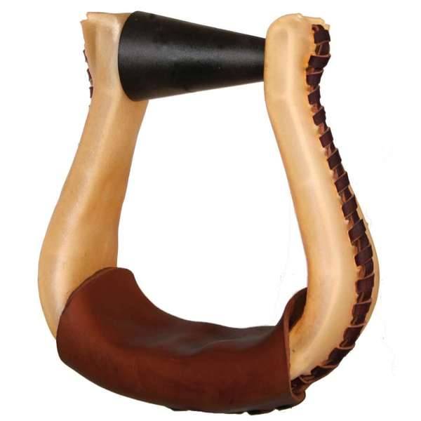 Circle Y EBS Flint Rawhide Laced Stirrup