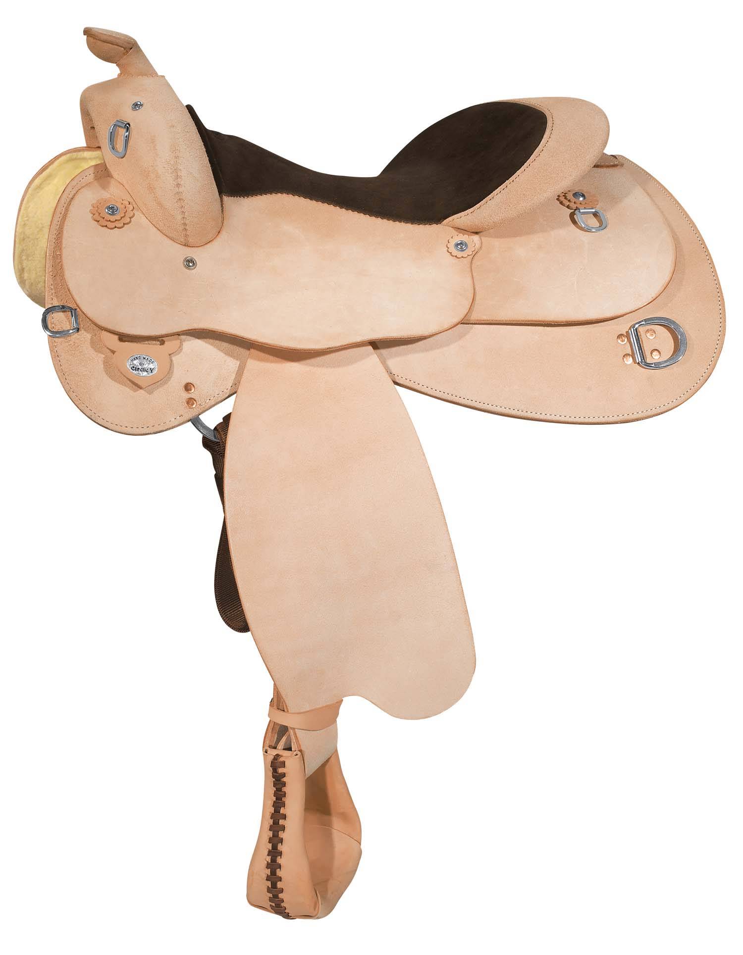 Circle Y Roughout Trainer Saddle