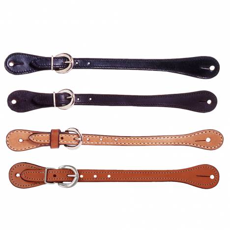 Tough-1 Ladies Leather Show Spur Straps