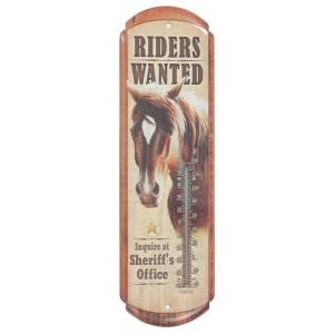 Gift Corral Riders Wanted Thermometer