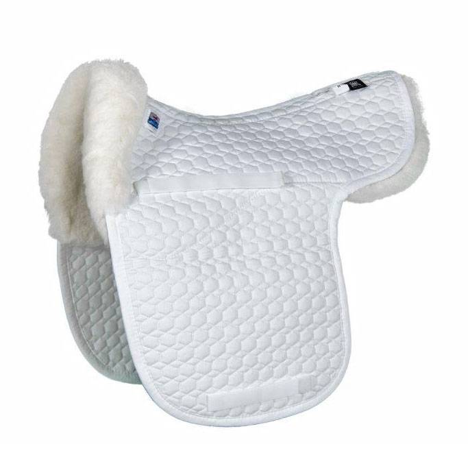 E.A. Mattes Platinum Dressage Contour Pad with Bare Flaps