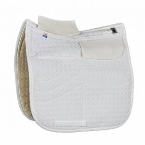 E.A. Mattes Platinum Dressage Square Quilt Only Correction Pad with Shim Pockets