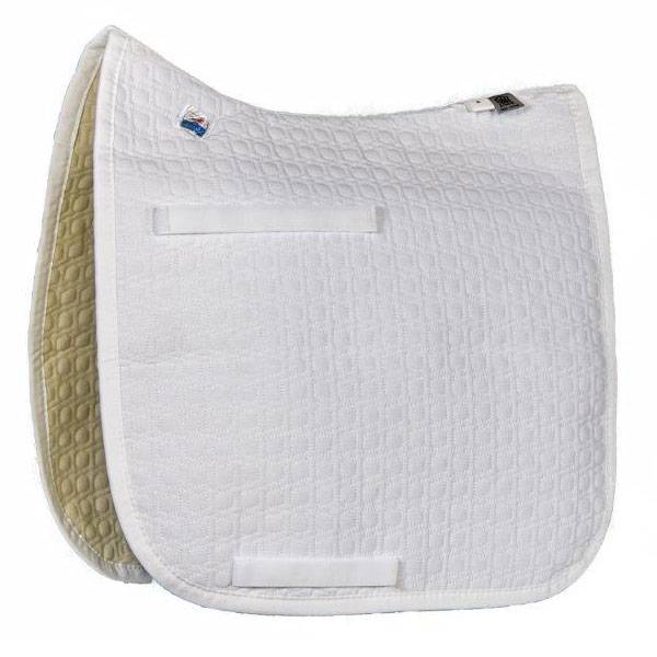 E.A. Mattes Platinum Dressage Light Flannel Square Pad