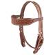 Cashel Weave Stamped Browband Headstall