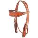 Cashel Barbwire Stamped Browband Headstall