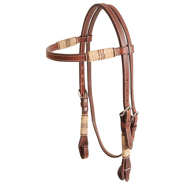 Cashel Rawhide Trimmed Browband Headstall