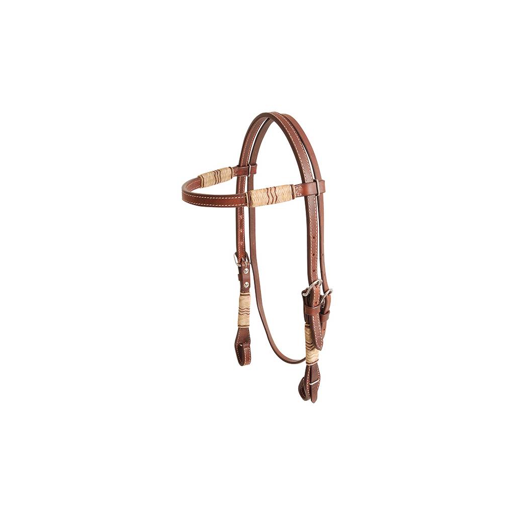 Cashel Rawhide Trimmed Browband Headstall