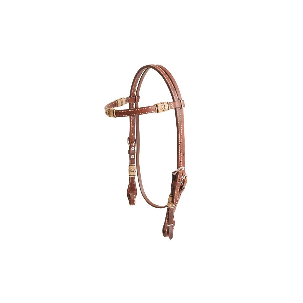 Cashel Rawhide Inlay Browband Headstall