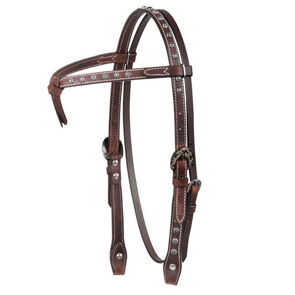 Cashel Antique Dot Browband Headstall