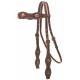 Cowboy Pro Scalloped Brow Headstall