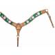 Cowboy Pro Flower Painted Breast Collar