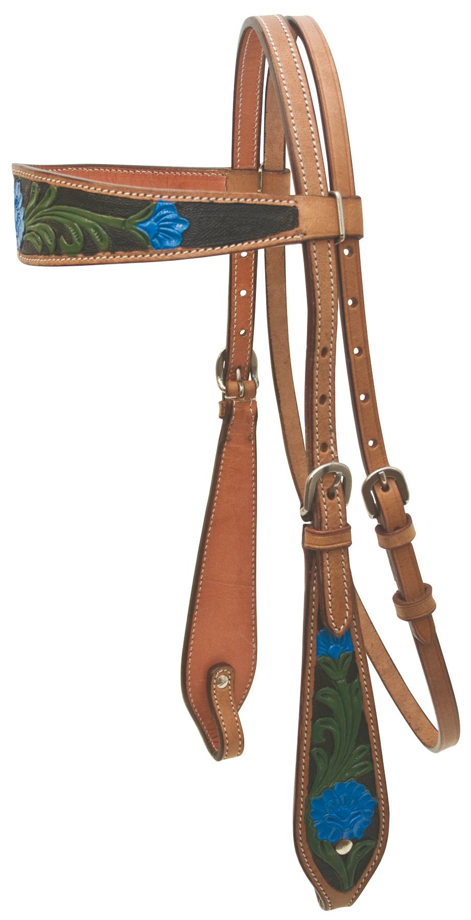 Cowboy Pro Flower Painted Headstall