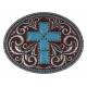 Montana Silversmiths Gothic Southwest Stitched Cross Buckle