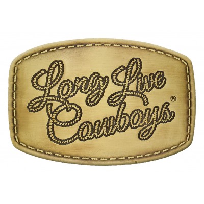 Montana Silversmiths Wrangler Long Live Cowboys Patch Attitude