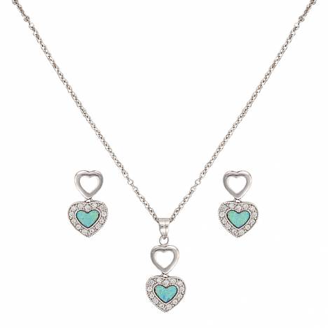 Montana Silversmiths River Lights In Love Jewelry Set