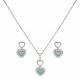 Montana Silversmiths River Lights In Love Jewelry Set