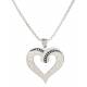 Montana Silversmiths Ribbon Heart Necklace