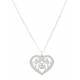 Montana Silversmiths Petit Blooming Heart Necklace
