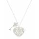 Montana Silversmiths Holding The Key To My Heart Double Charm Necklace
