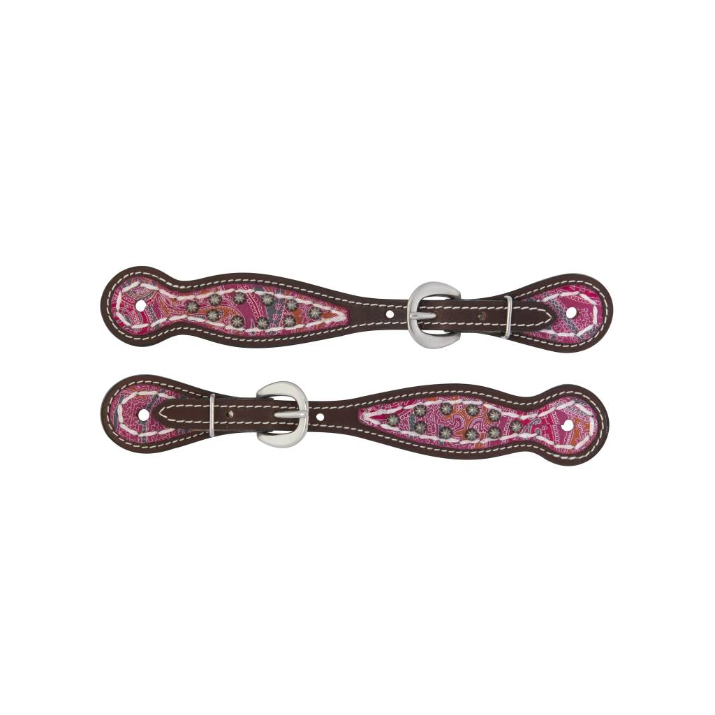 Weaver Vintage Paisley Ladies' Spur Straps with Overlay