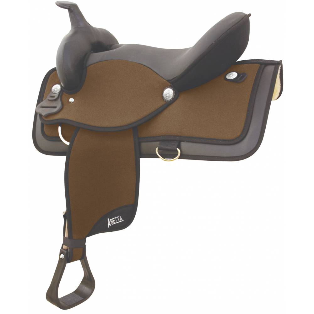 Abetta Square Super Cushion Wide Tree Saddle HorseLoverZ