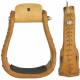 Billy Cook Saddlery Leather Laced Bell Stirrups