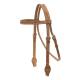 Cowboy Pro Floral Tooled Brow Headstall