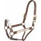 Cowboy Pro Silver Show Halter with  Lead