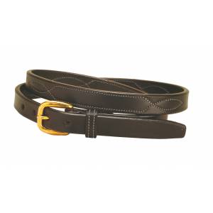Tory Leather Stitched Pattern Leather Belt