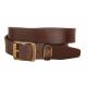 Tory Leather Strap Belt With Signature Keeper