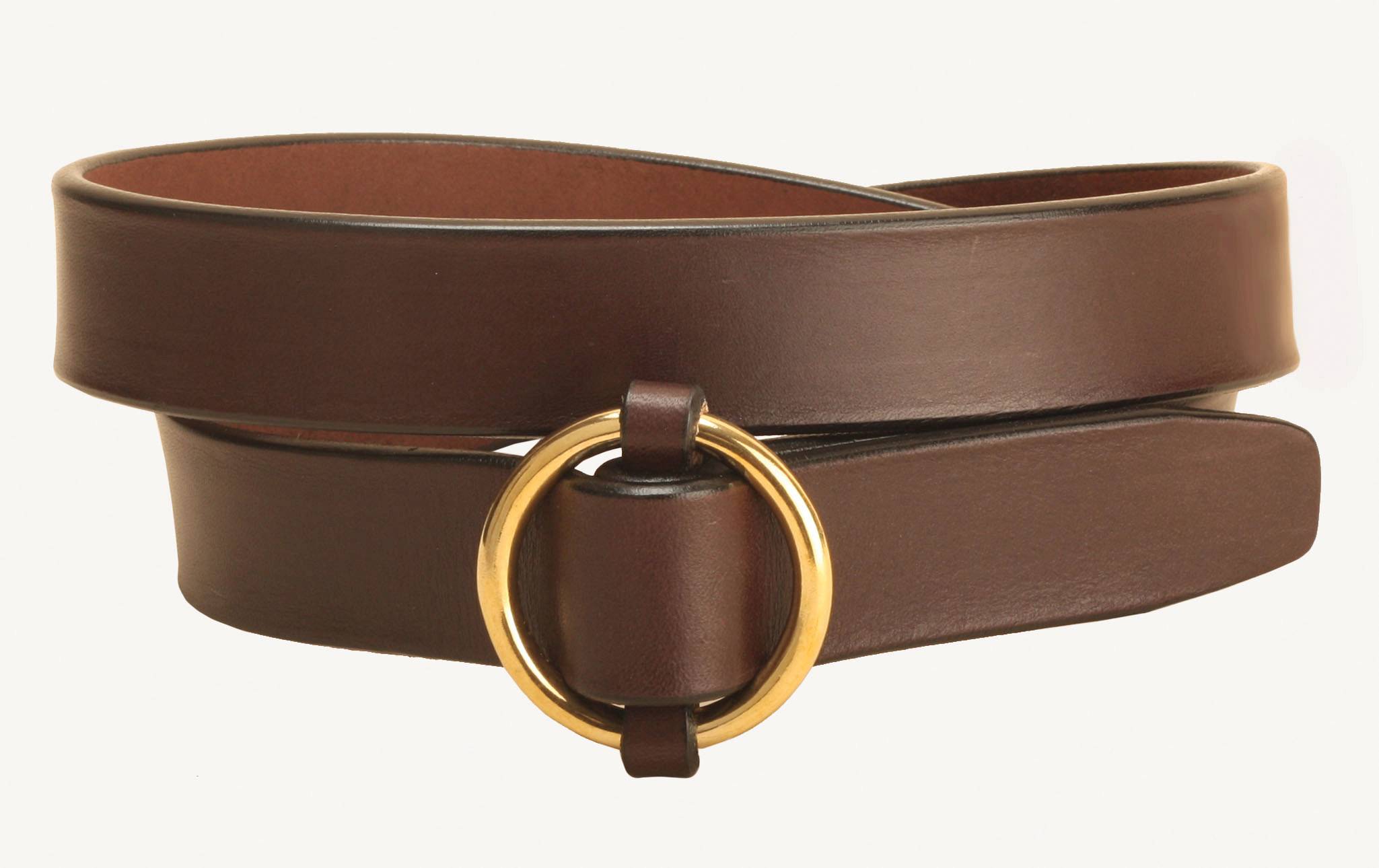 Tory Leather Fish Hook Buckle Leather Belt