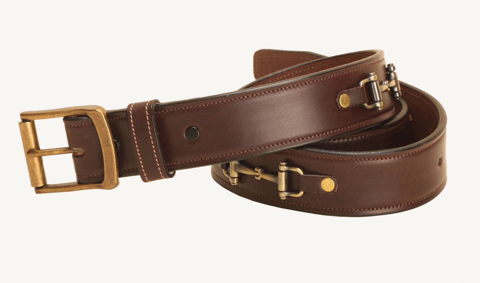 Tory Leather Snaffle Bit Leather Belt | HorseLoverZ