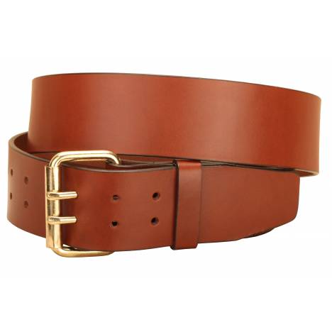 Tory Leather Double Holes/ Double Tongue Buckle Belt