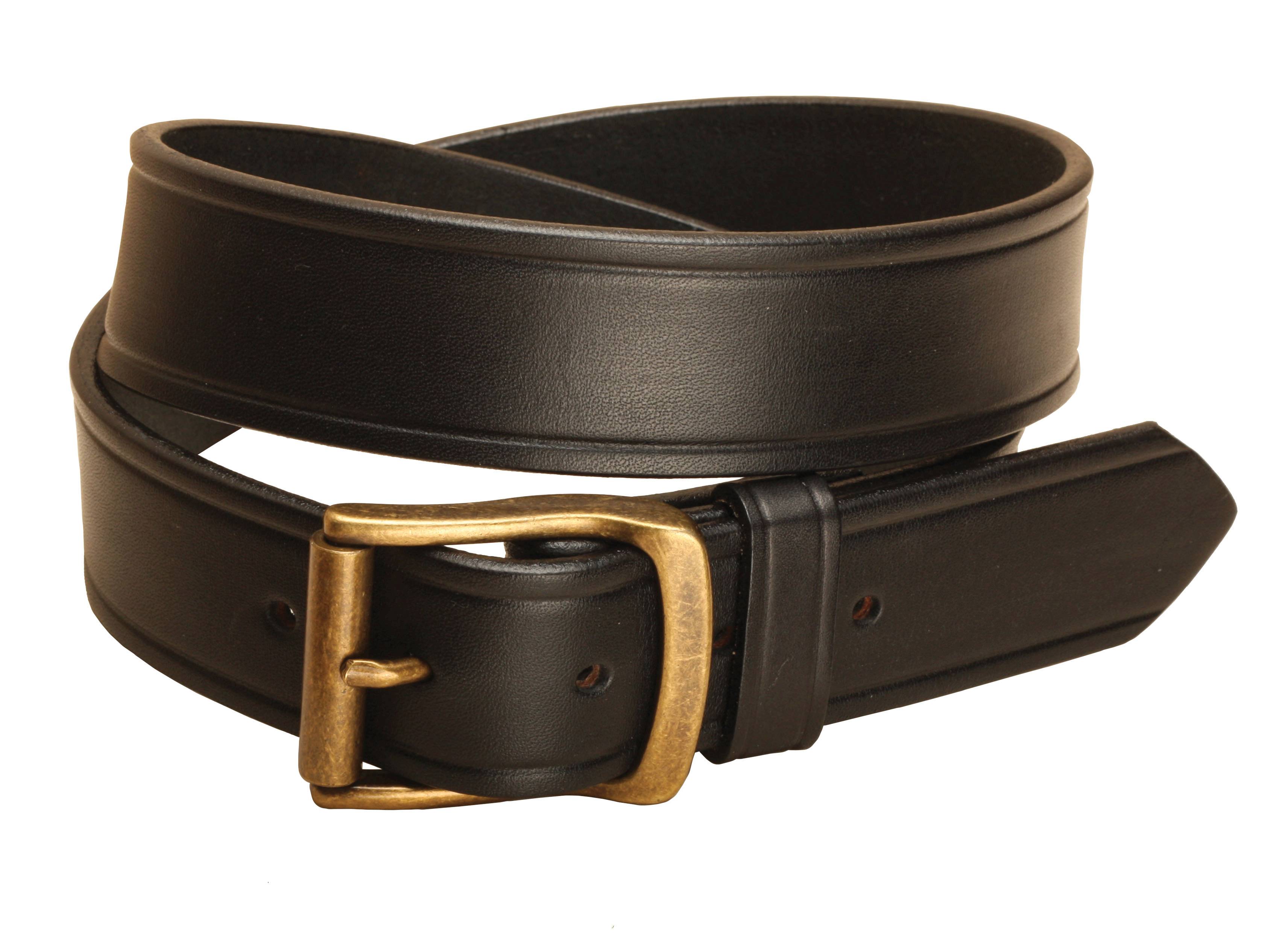 Tory Leather Crossed Keeper Belt with Brass Buckle