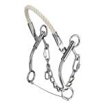 Tough-1 Stainless Steel Hackamore Rope Nose