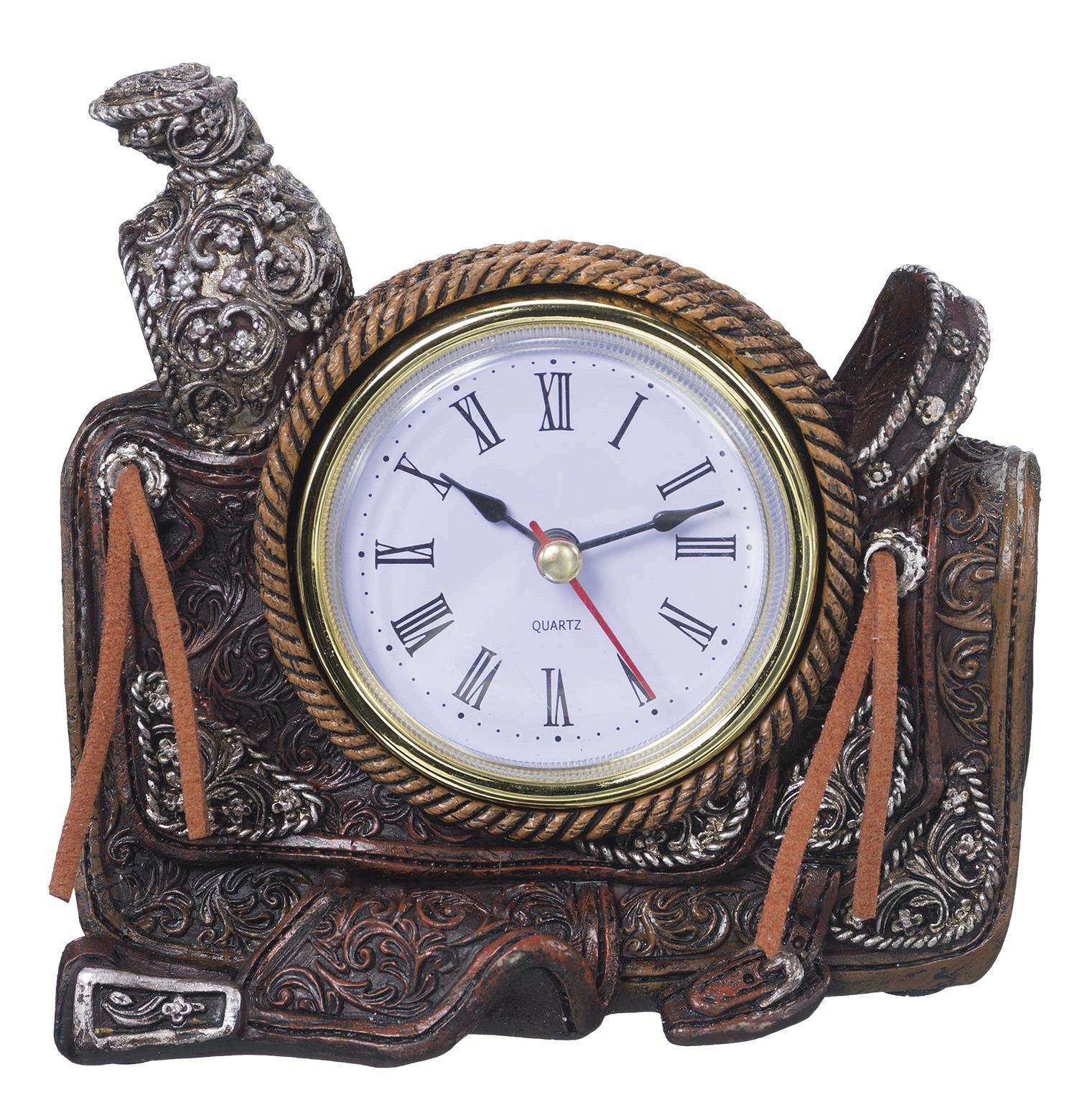 Western themed wall clocks and table clocks