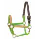 Perri's Leather Ribbon Safety Mini Halter - Frogs