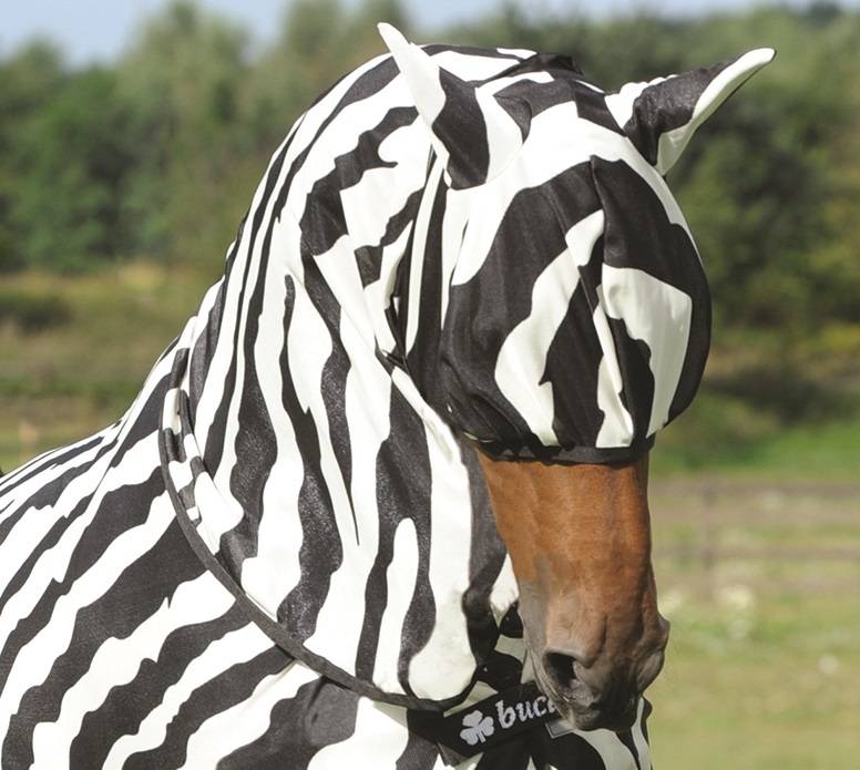 Bucas Buzz Off Zebra Fly Mask