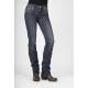 Stetson Ladies 541 Fit Stovepipe Jeans - Light Wash