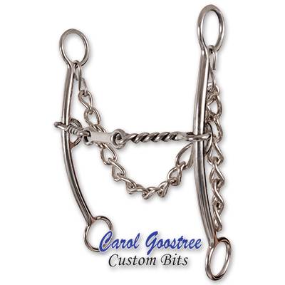 Classic Equine Goosetree Twisted Wire Short Shank Pickup Bit