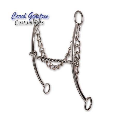 Classic Equine Goosetree Twisted Wire Pickup Long Shank Bit