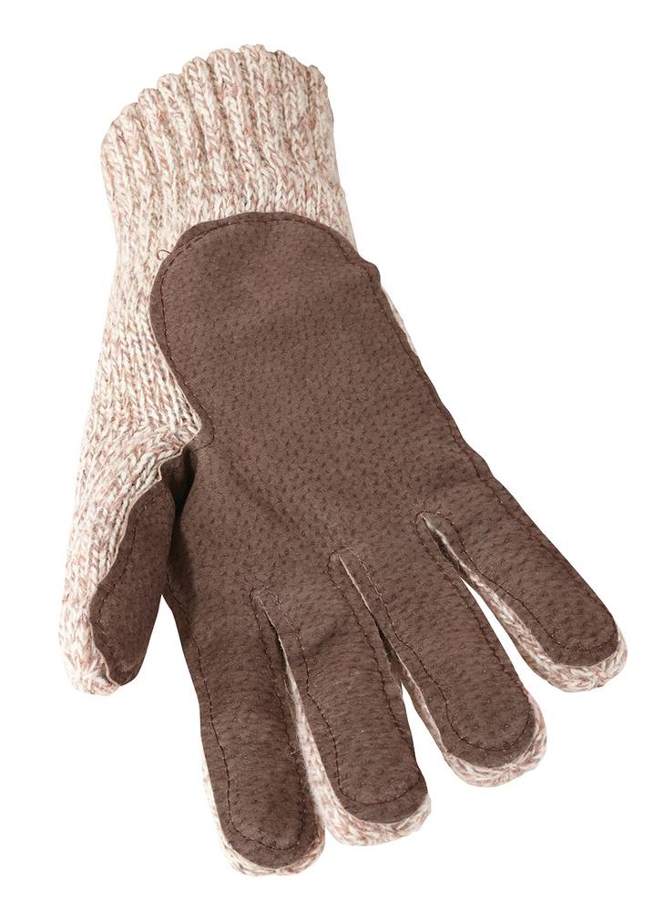 ragg wool gloves leather