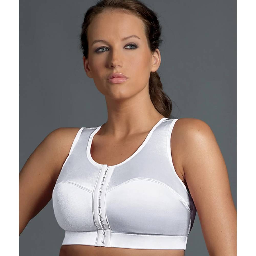 enell high impact sports bra, white, 4 