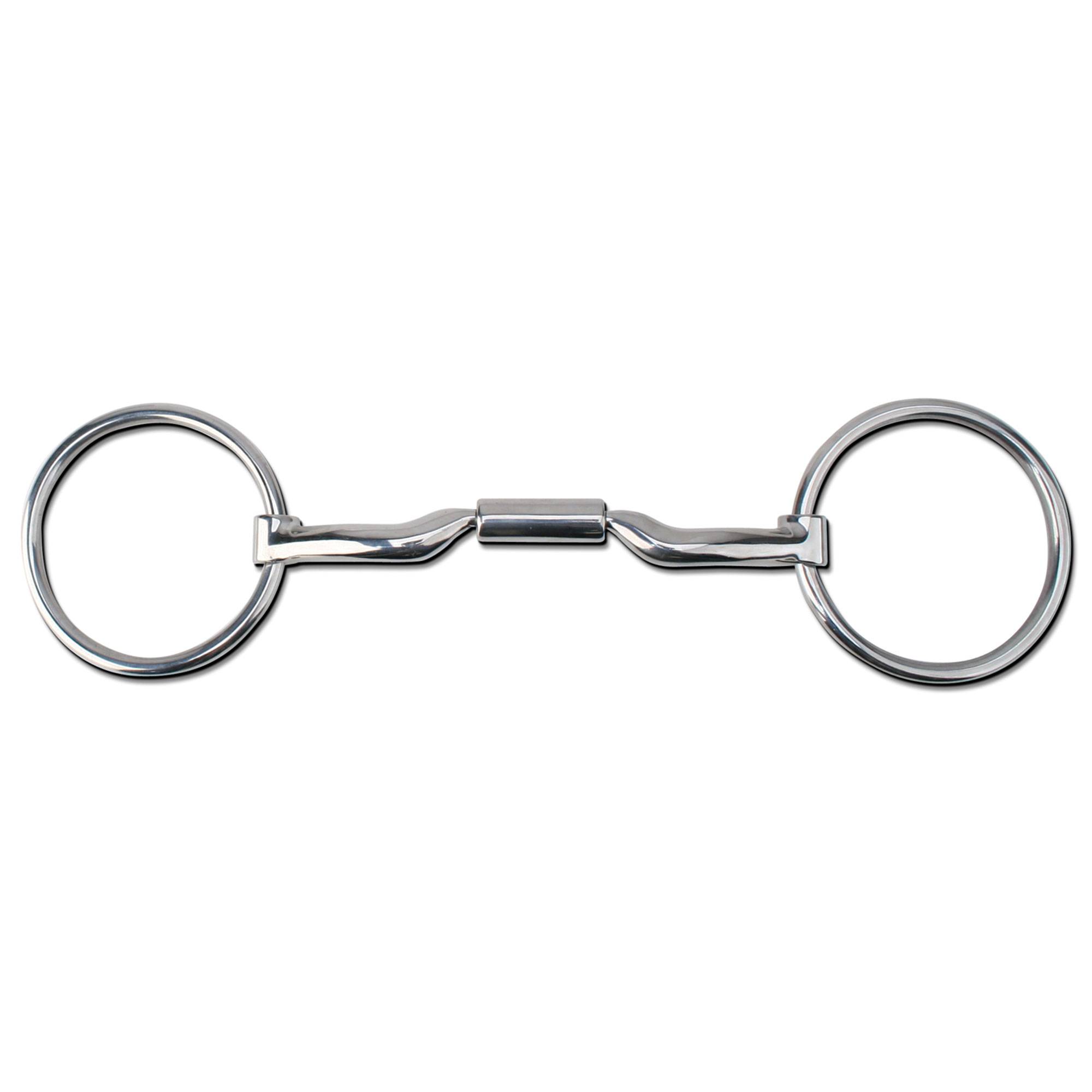 Myler Level 2 Stainless Low Port Wide Barrel Loose Ring Comfort Snaffle Bit