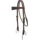 Cowboy Pro Flared Brow Tooled Headstall