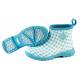 Muck Boots Ladies Breezy Ankle - Blue Gingham