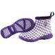 Muck Boots Ladies Breezy Ankle - Purple Gingham