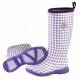 Muck Boots Ladies Breezy Tall - Purple Gingham
