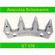 Aesculap Upper Cut Plate 4-Tooth Blade Gt578
