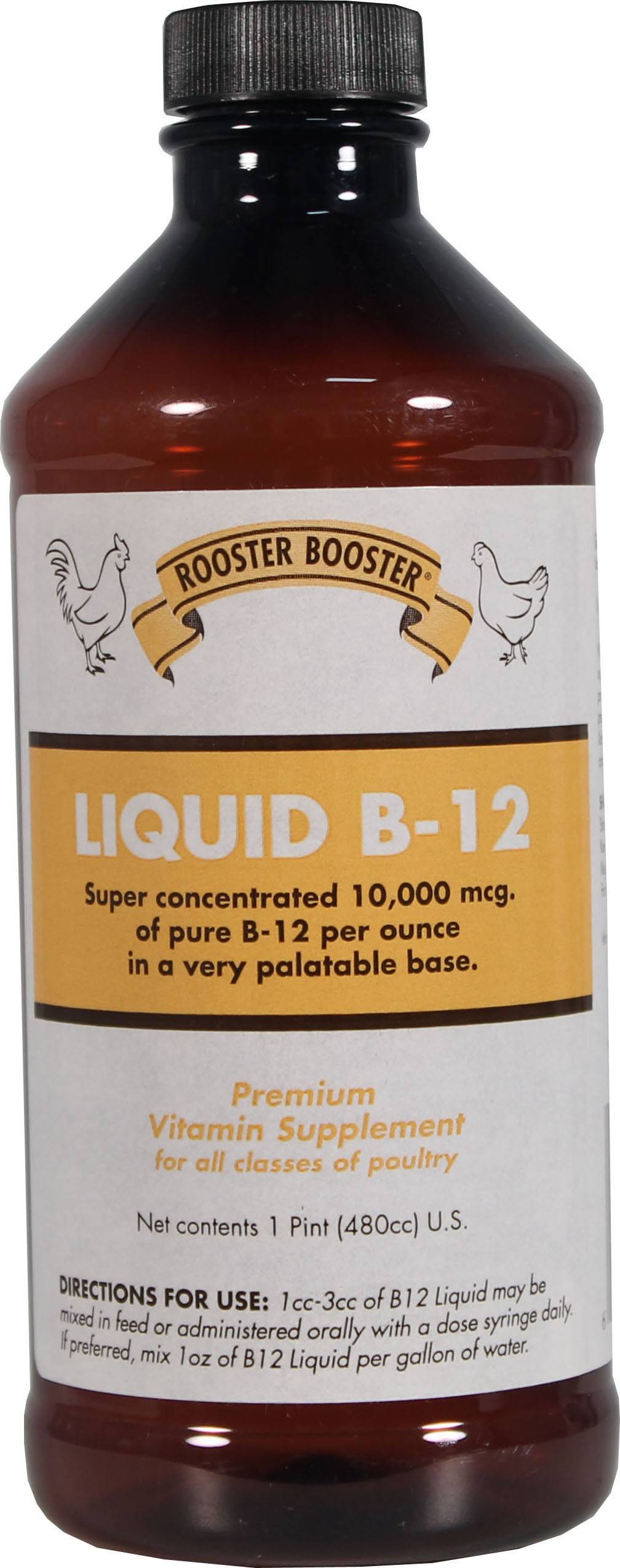 Rooster Booster Liquid B-12 Premium Vitamin Supplement